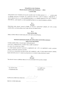 Obecně závazná vyhláška o nočním klidu