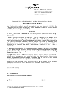 Posuzování vlivů na životní prostředí