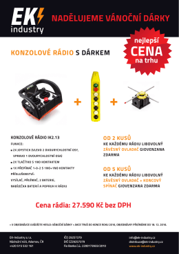 nADělujEME vÁnOční DÁRkY - EK