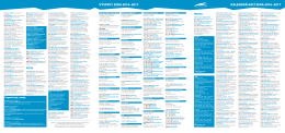 KALENDÁŘ AKCÍ ZIMA 2016–2017