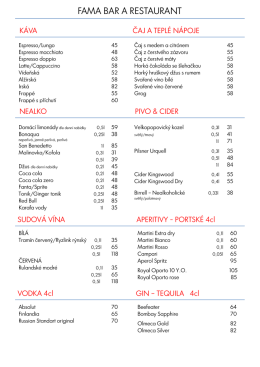 Stáhnout jako  - Fama Bar Restaurant