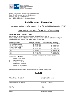 „Plus“ für Nicht-Mitglieder der DTIHK Inzerce v