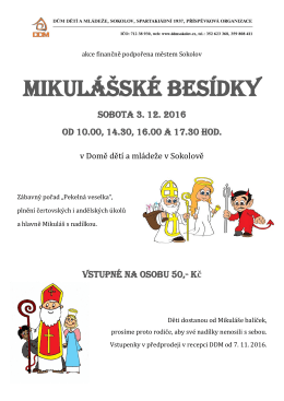 Mikulášské besídky