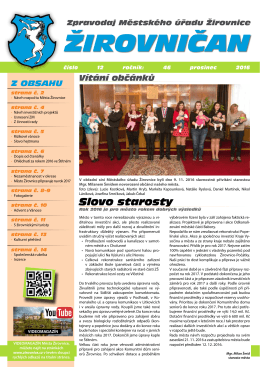 Žirovničan 12/2016