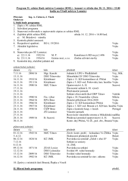 Program k 51. RML, dne 30.11.2016