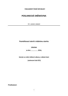 PDF - Poslaneck&aacute; sněmovna