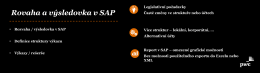 Rovaha a výsledovka v SAP