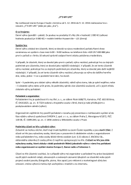 &bdquo;IT`S MY LIFE&ldquo; Na rozhlasov&eacute; stanici Evropa 2 bude v term&iacute;nu od 5