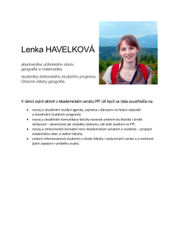 Lenka HAVELKOVÁ
