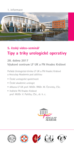 Tipy a triky urologické operativy