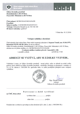 Tomáš Sequent, soubor typu pdf - Brno