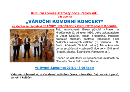 vánoční komorní koncert