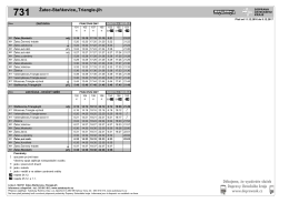 Autobusová linka č. 731 Žatec-Staňkovice,, Triangle-jih