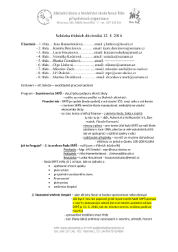 Základní škola a Mateřská škola Nová Říše příspěvková organizace