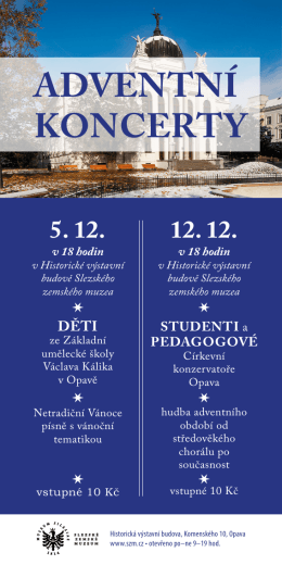 adventní koncerty 5. 12.