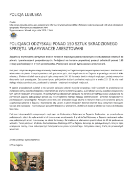 Generuj PDF - Policja Lubuska