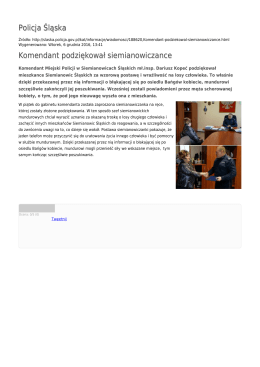 Generuj PDF - Policja Śląska