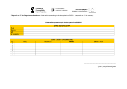 Lista os&oacute;b uprawnionych do korzystania z SL2014