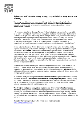 Sylwester w Krakowie 2016