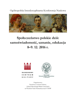 Społeczeństwo polskie dziś: samoświadomość, uznanie