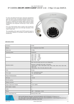 IP CAMERA DH-IPC-HDW1320SP ONVIF 2.42