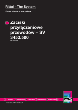 Zaciski przyłączeniowe przewodów – SV 3453.500