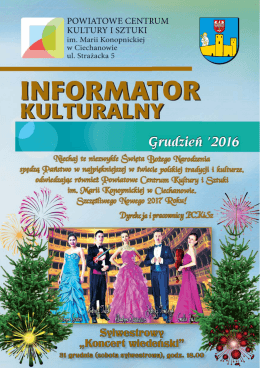 Grudzień 2016 informatorkulturalny
