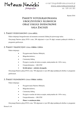 e-mail:  strona: www.mateusznowicki
