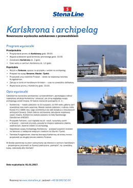 Karlskrona i archipelag