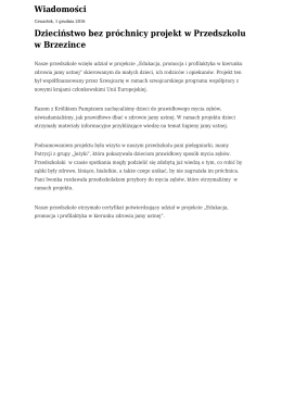 Wersja PDF - Przedszkole Samorządowe w Brzezince