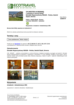Portal Turystyczny EcoTravel.pl - wakacje, wczasy, obozy, lato