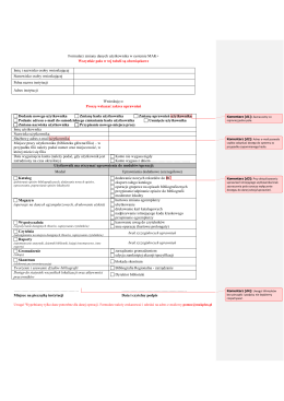 Instrukcja wypełniania formularza zmiany danych