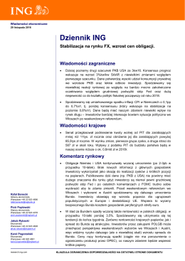 Dziennik ING - ING Bank Śląski