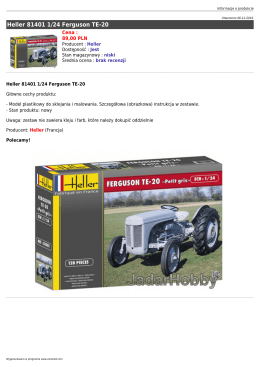 Heller 81401 1/24 Ferguson TE-20