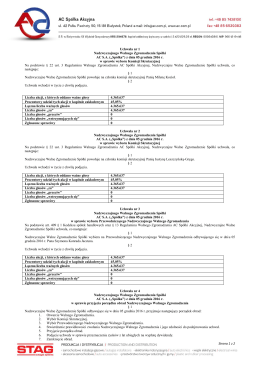 Strona 1 z 2 Uchwała nr 1 Nadzwyczajnego Walnego