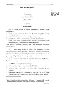 Prawo celne - Internetowy System Akt&oacute;w Prawnych