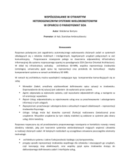 współdziałanie w otwartym heterogenicznym systemie