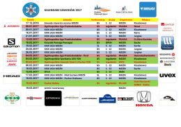kalendarz zawodów 2017