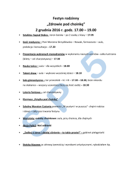 2 grudnia 2016 r. godz. 17.00