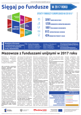 Sięgaj po fundusze W 2017 ROKU