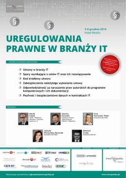 uregulowania prawne w branży it