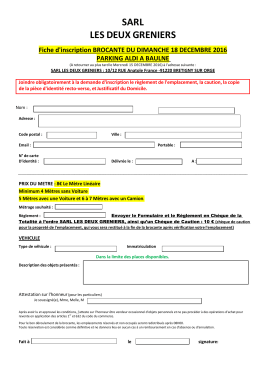 Téléchargez le bulletin d`inscription (format )