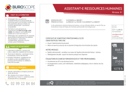 assistant-e ressources humaines