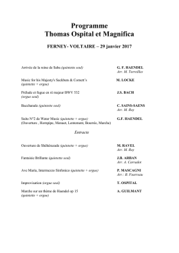 Téléchargez le programme complet du concert ici