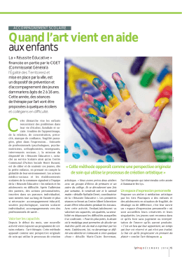 Quand l`art vient en aide - Mairie de Dammarie-Les-Lys