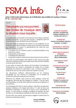 FSMA Info - novembre 2016