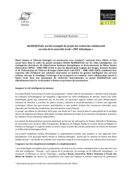 Lire le communiqué de presse