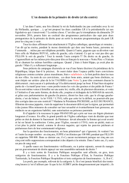 L`en demain de la primaire de droite (et du centre)