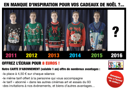 En manque d`inspiration pour vos cadeaux de Noël