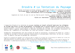 Droséra # La Tentation du Paysage